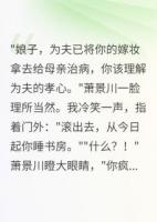 《嫁妆散尽，我一纸休书斩断情丝》萧景川苏清言小翠小说精彩章节免费阅读